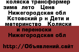 коляска трансформер зима -лето › Цена ­ 2 500 - Нижегородская обл., Кстовский р-н Дети и материнство » Коляски и переноски   . Нижегородская обл.